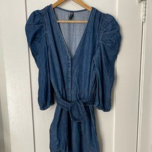 Zara | Denim Jumpsuit